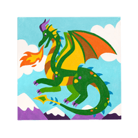 Thumbnail for Ooly Målarset Colorific Paint by Number Fantastic Dragon