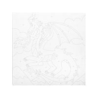Thumbnail for Ooly Målarset Colorific Paint by Number Fantastic Dragon