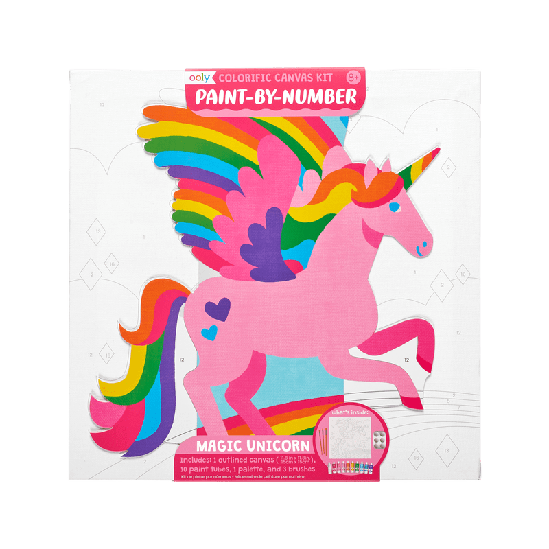 Ooly Målarset Colorific Paint by Number Magic Unicorn