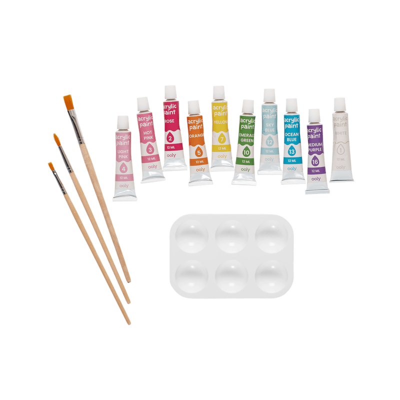 Ooly Målarset Colorific Paint by Number Magic Unicorn