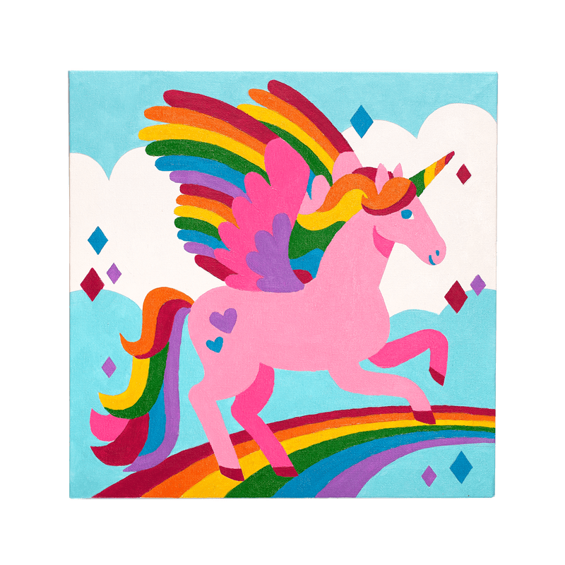 Ooly Målarset Colorific Paint by Number Magic Unicorn