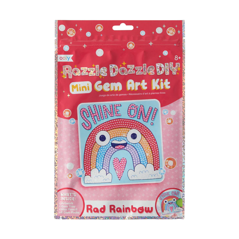 Ooly Pysselbox med ädelstenar Razzle Dazzle Rad Rainbow