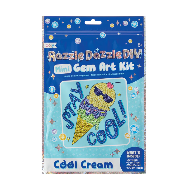 Ooly Pysselbox med ädelstenar Razzle Dazzle Cool Cream