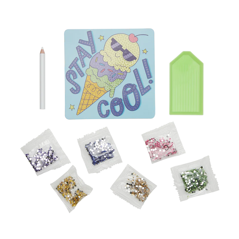 Ooly Pysselbox med ädelstenar Razzle Dazzle Cool Cream