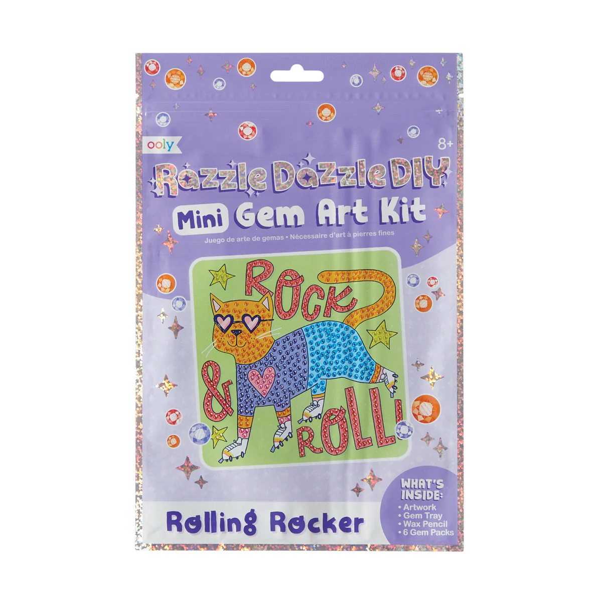 Ooly Pysselbox med ädelstenar Razzle Dazzle Rolling Rocker