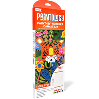 Thumbnail for Ooly Målarset Paint By Number Canvas Kit Tiger Eyes