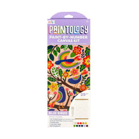 Thumbnail for Ooly Målningskit Paint By Number Canvas Kit Blue Birds