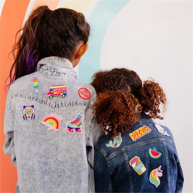 Ooly Tygmärken Patch ’em Iron-On Rainbow Treats (3-pack)