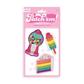 Ooly Tygmärken Patch ’em Iron-On Rainbow Treats (3-pack)