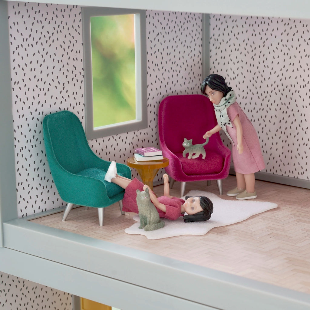 Lundby dukkehusmøbler lænestolssæt