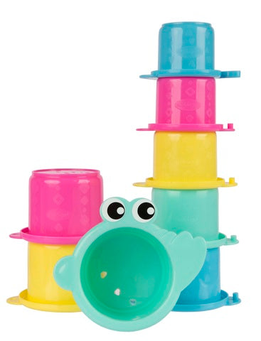 Playgro Koppar Krokodil, 8-pack +6m