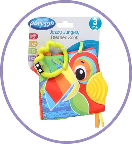 Playgro Bitleksaksbok Jazzy Jungle +3m