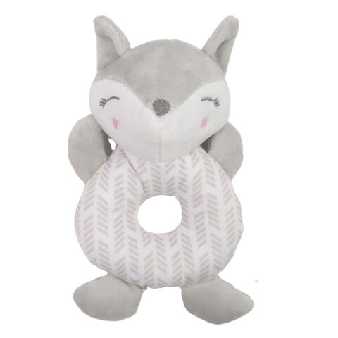 Carlo Baby Presentset Fleecefilt & gosedjur Grå Räv
