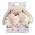 Carlo Baby Presentset Fleecefilt & gosedjur Beige Kanin