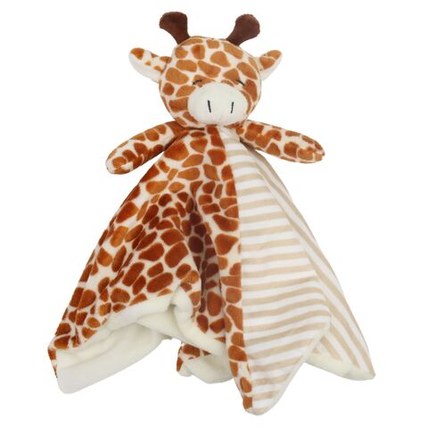 Carlo Baby Presentset Fleecefilt, skallra & snutte Giraff