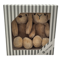 Thumbnail for Carlo Baby Presentset med brun kanin & lamm