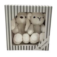 Thumbnail for Carlo Baby Presentset med vit kanin & lamm
