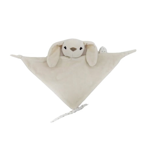 Carlo Baby Snuttefilt med gripdetaljer Beige Kanin