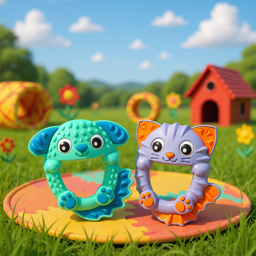 Playgro bidelegetøj i silikone 2-pak +3m