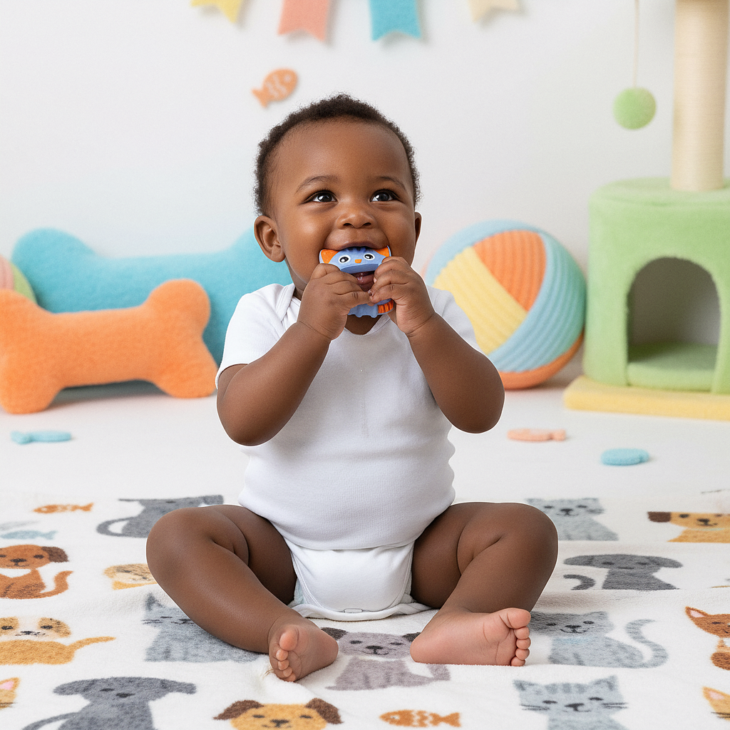 Playgro bidelegetøj i silikone 2-pak +3m