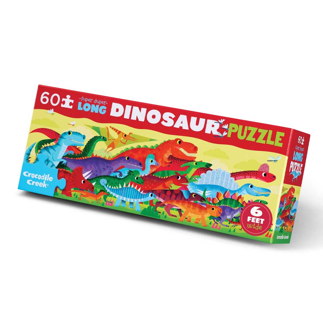 Crocodile Creek Extra långt pussel Dino (30 bitar, 183cm högt)