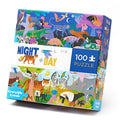 Crocodile Creek Motsatspussel Natt + Dag (100 bitar)