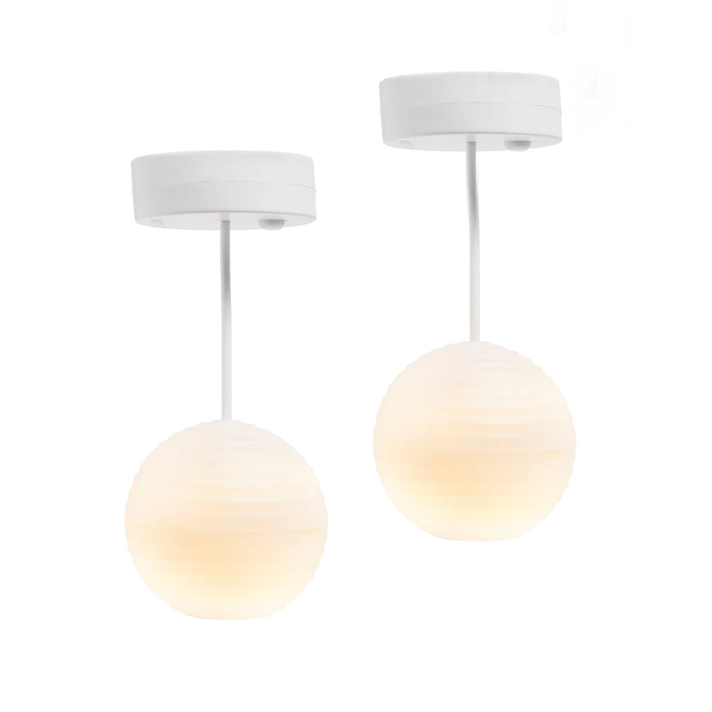 Lundby dukkehusbelysning To rispapirlamper (batteridrevet)
