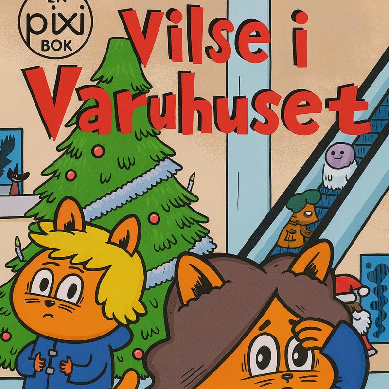 Leif och Laila vilse i varuhuset av Johan Wanloo (Pixibok)