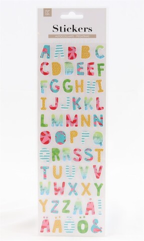 Suntoy Klistermärken Bokstäver A-Ö Foam