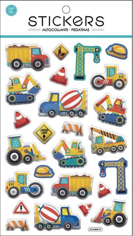 Suntoy Klistermärken Folie Byggfordon