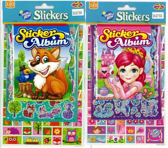 Suntoy Stickersalbum Princessa / Räv