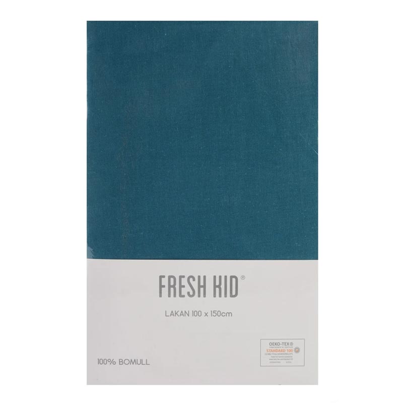 Fresh Kid Dra-på-lakan för spjälsäng Petrol (60x120cm)