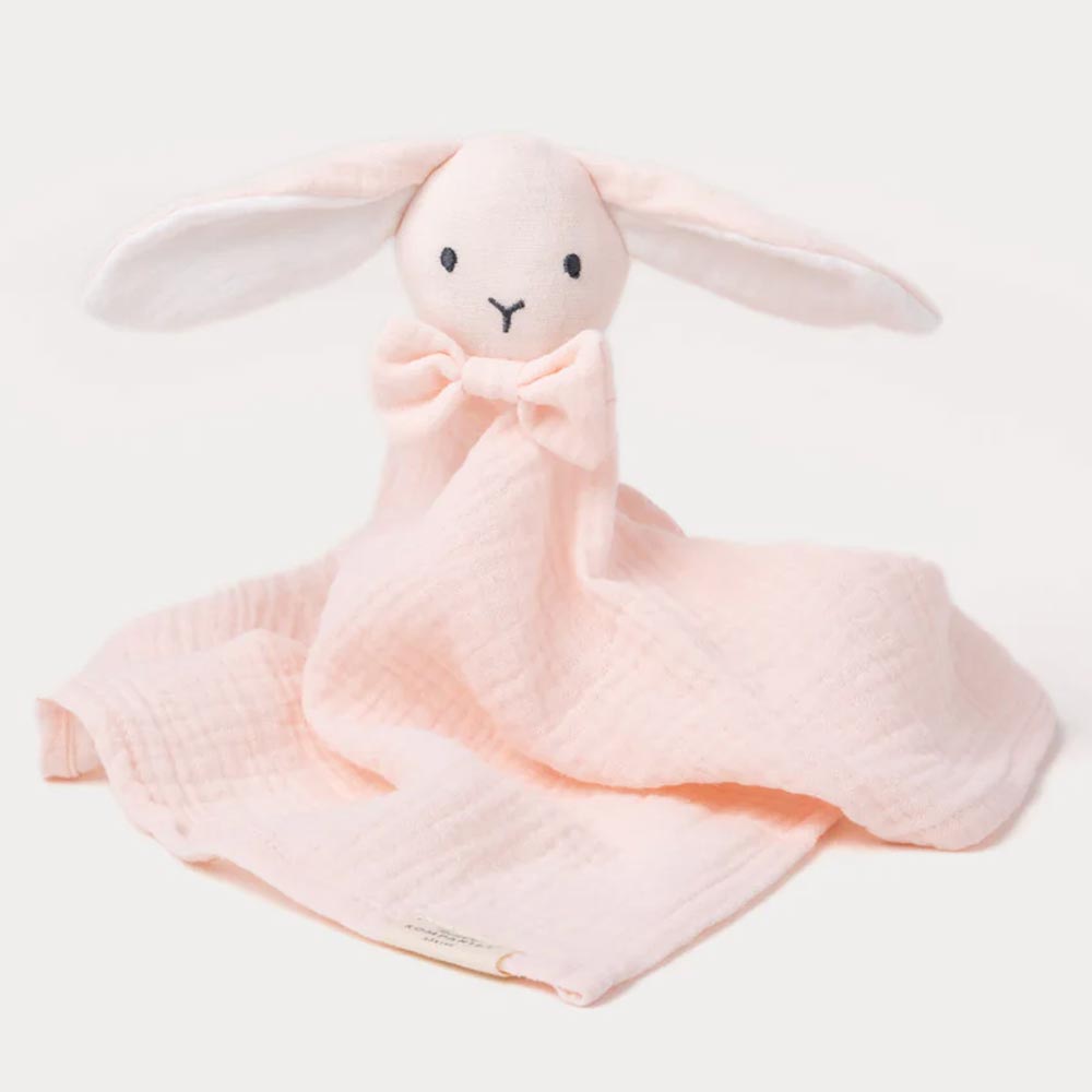 Teddykompaniet Diinglisar Snuttefilt Kanin Muslin Babyrosa