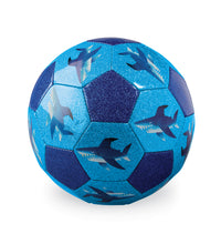 Thumbnail for Crocodile Creek Fotboll Glitter Shark City (18cm)