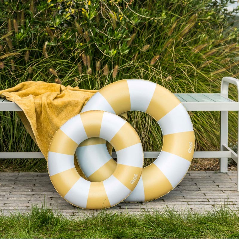 Quut Badring Gul/Vit 60cm