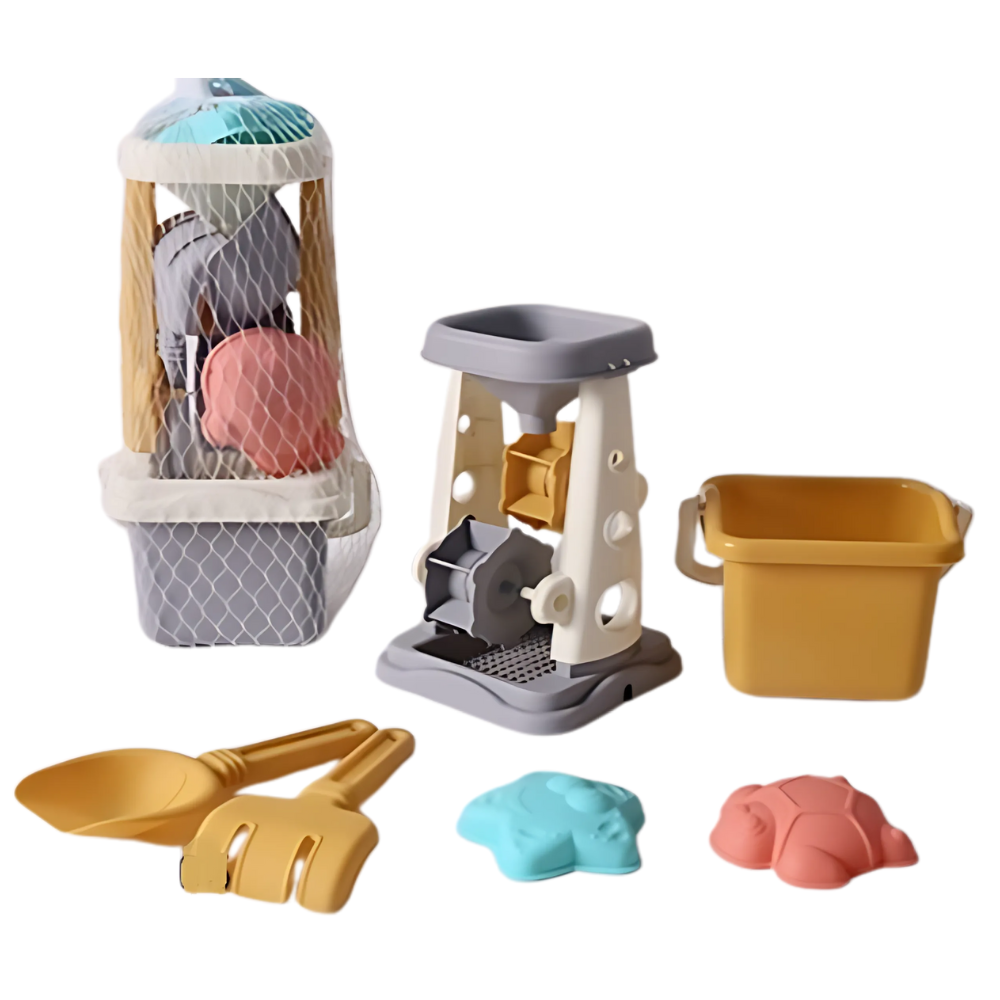 Suntoy Sandset med sandhjul (6 delar)