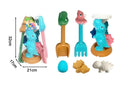 Suntoy Sandset Dino med sandhjul (6 delar)