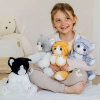 Thumbnail for Teddykompaniet Gosedjur Kattkompisar Maja Grå 23cm