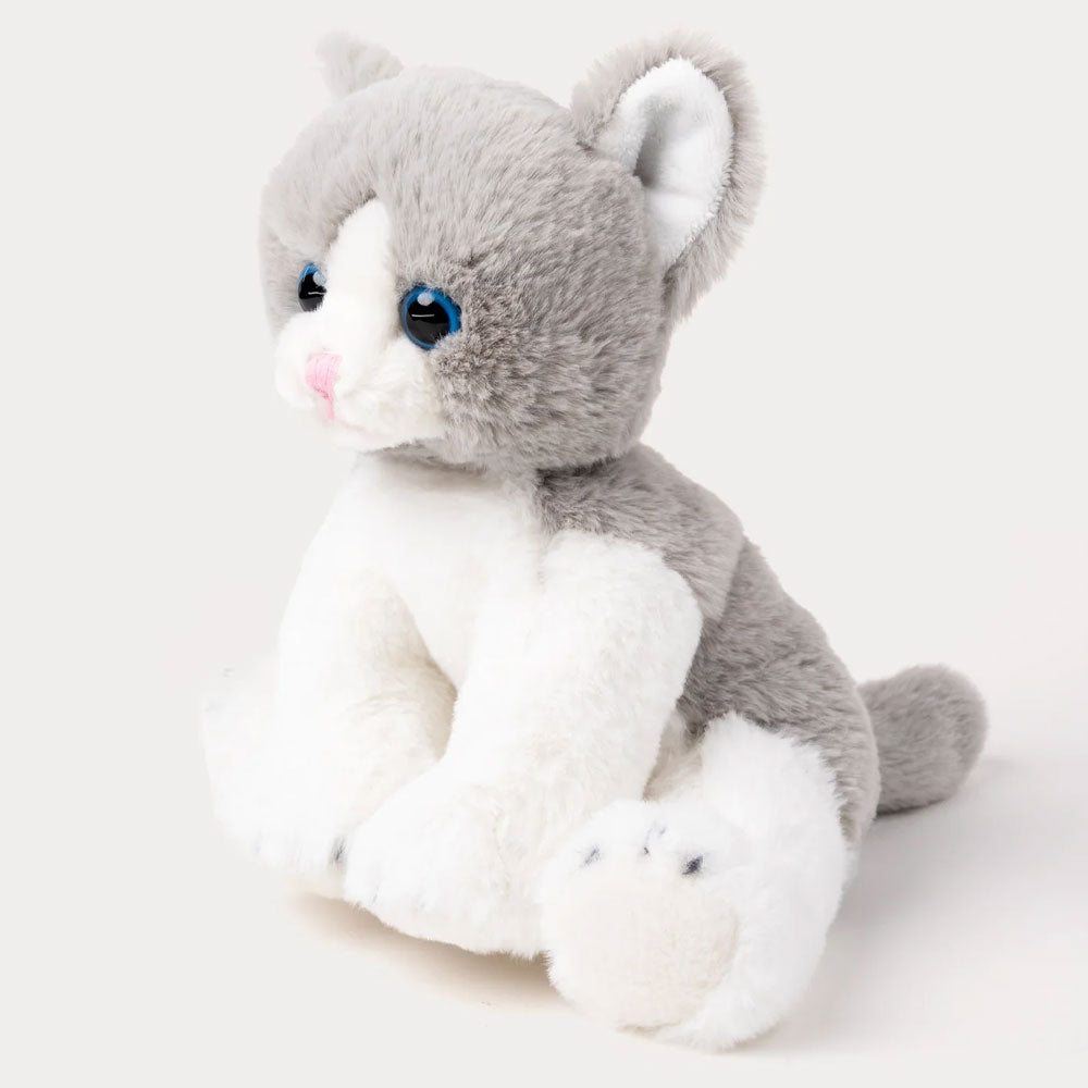 Teddykompaniet Gosedjur Kattkompisar Maja Grå 23cm