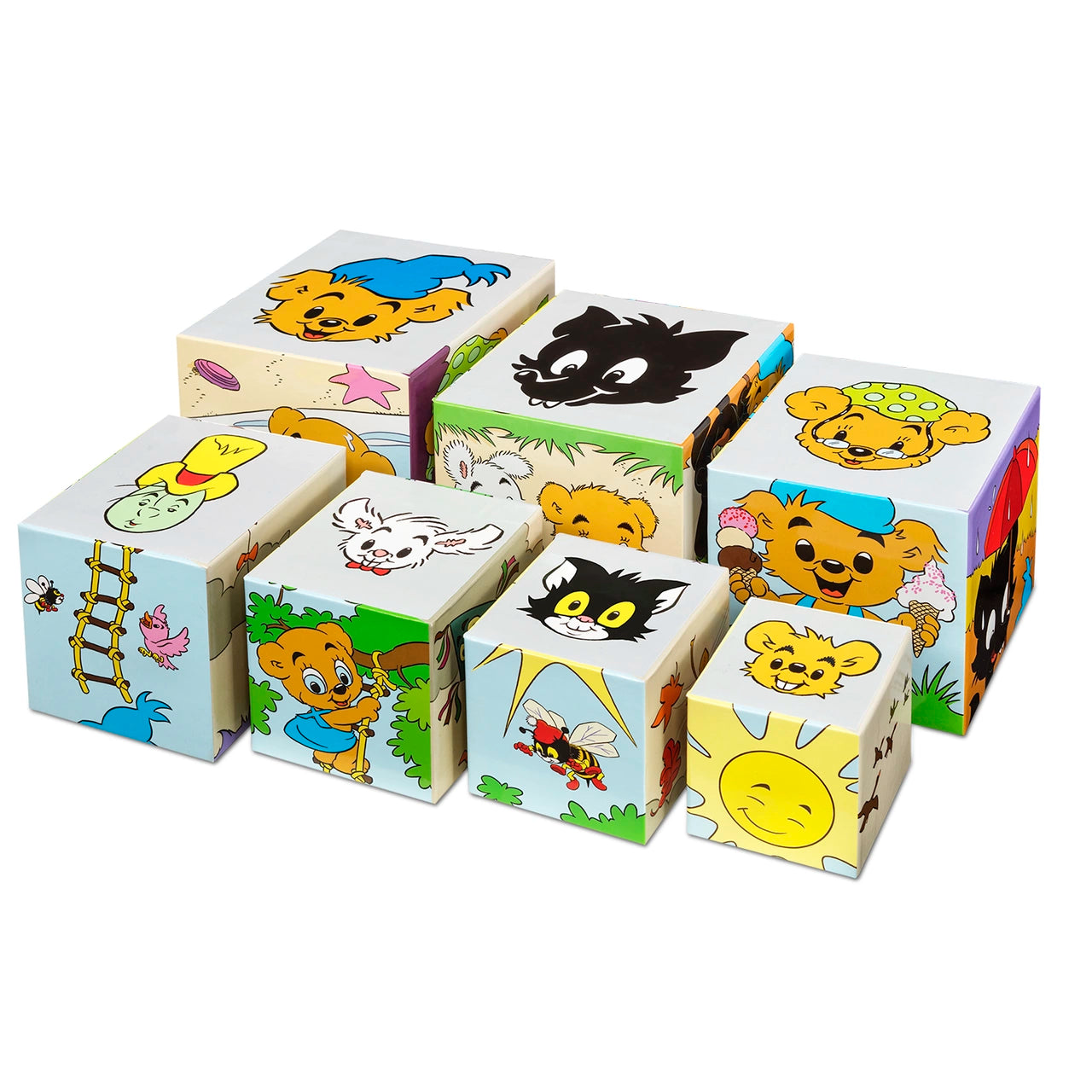 Bamse Stapelklossar Årstider (7 delar)