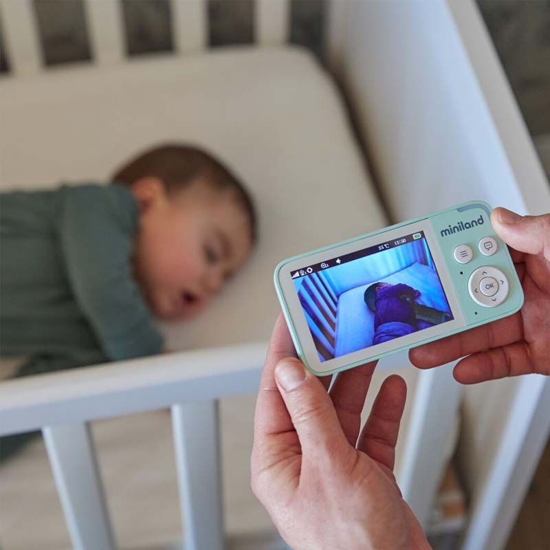 Miniland Babymonitor med video Compact 3.5"
