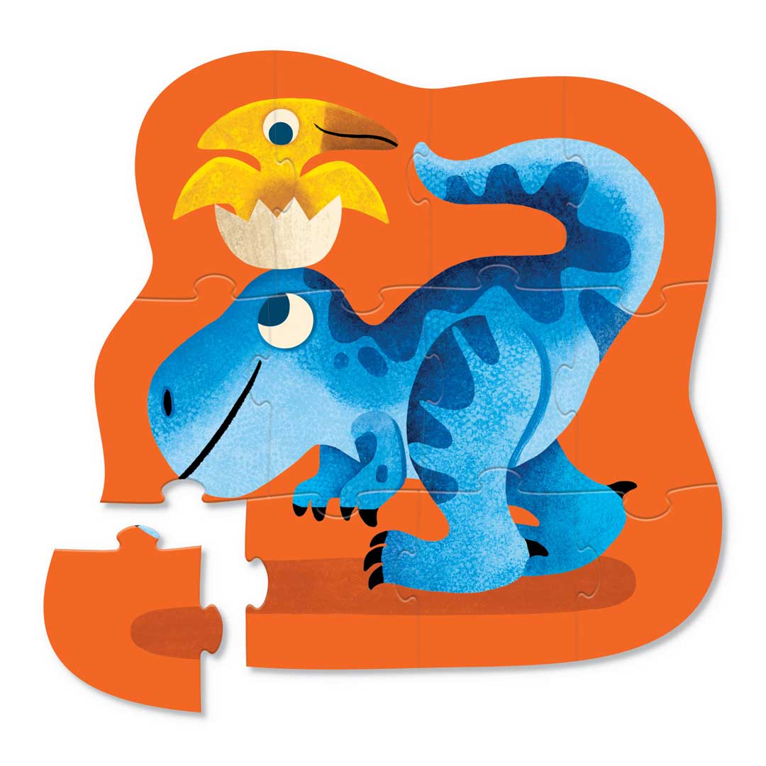 Crocodile Creek Minipussel Dino-vänner (12 bitar)