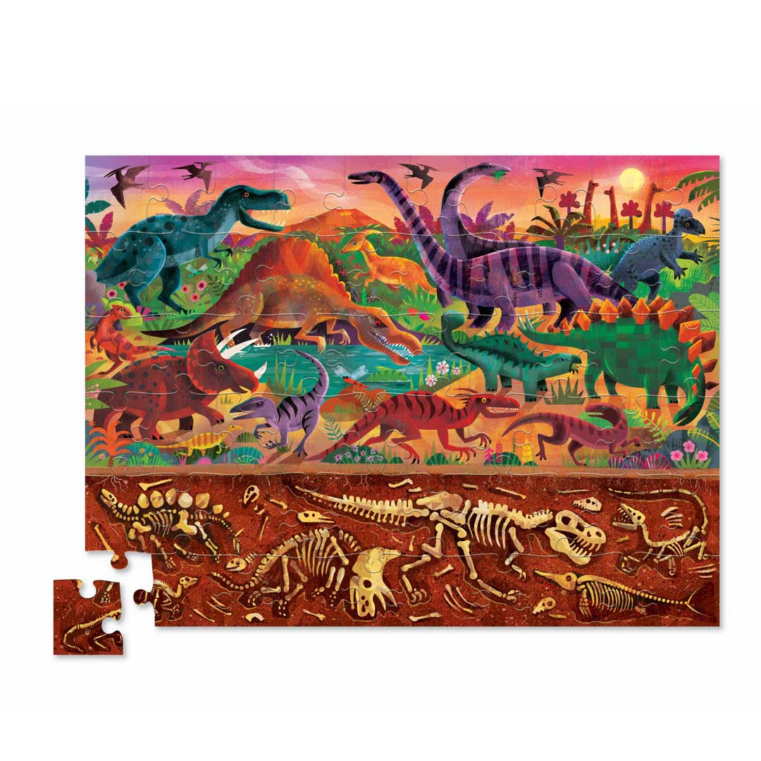 Crocodile Creek Pussel Dinosaurier (60 bitar)