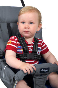 Thumbnail for Tullsa Barnsele i textil med reflex 6m-4år Svart