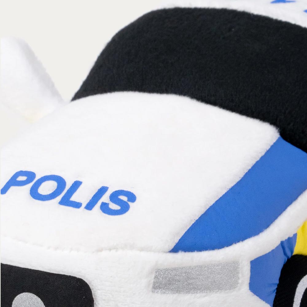 Teddykompaniet Gosedjur Polisbil 23cm