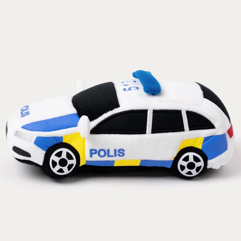 Teddykompaniet Gosedjur Polisbil 23cm