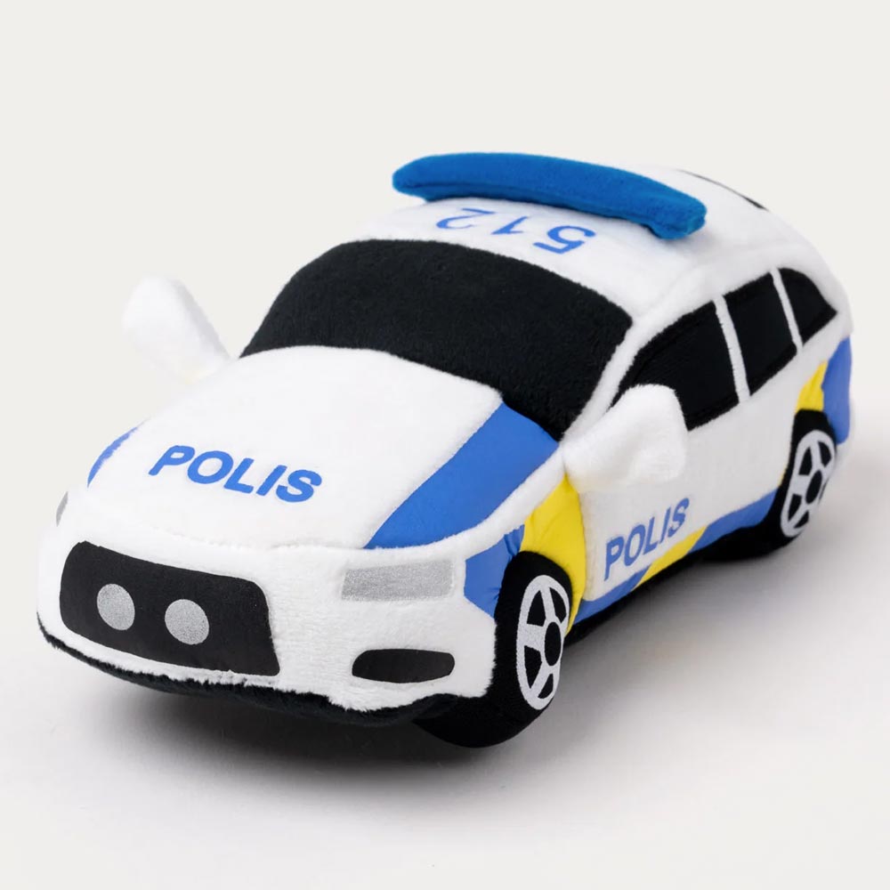 Teddykompaniet Gosedjur Polisbil 23cm