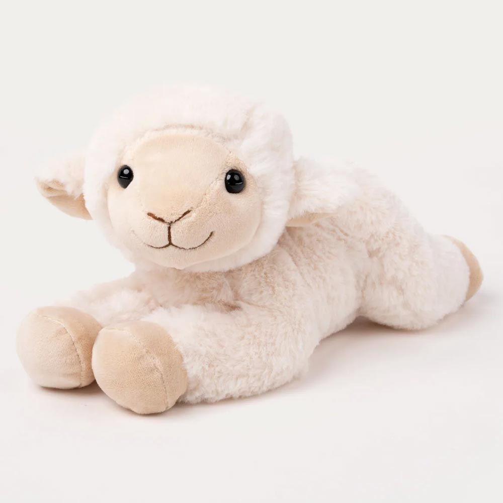 Teddykompaniet Gosedjur Teddy Farm Liggande Lamm 30cm