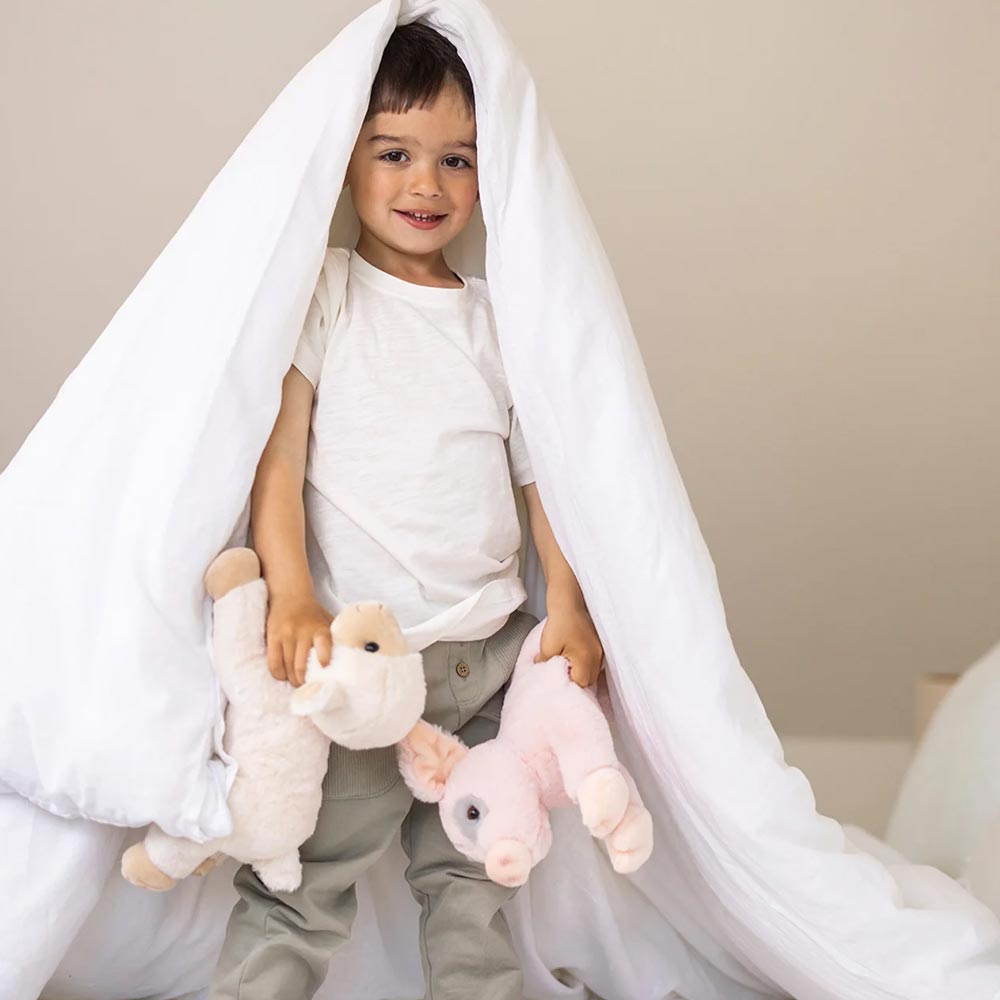 Teddykompaniet Gosedjur Teddy Farm Liggande Gris 30cm