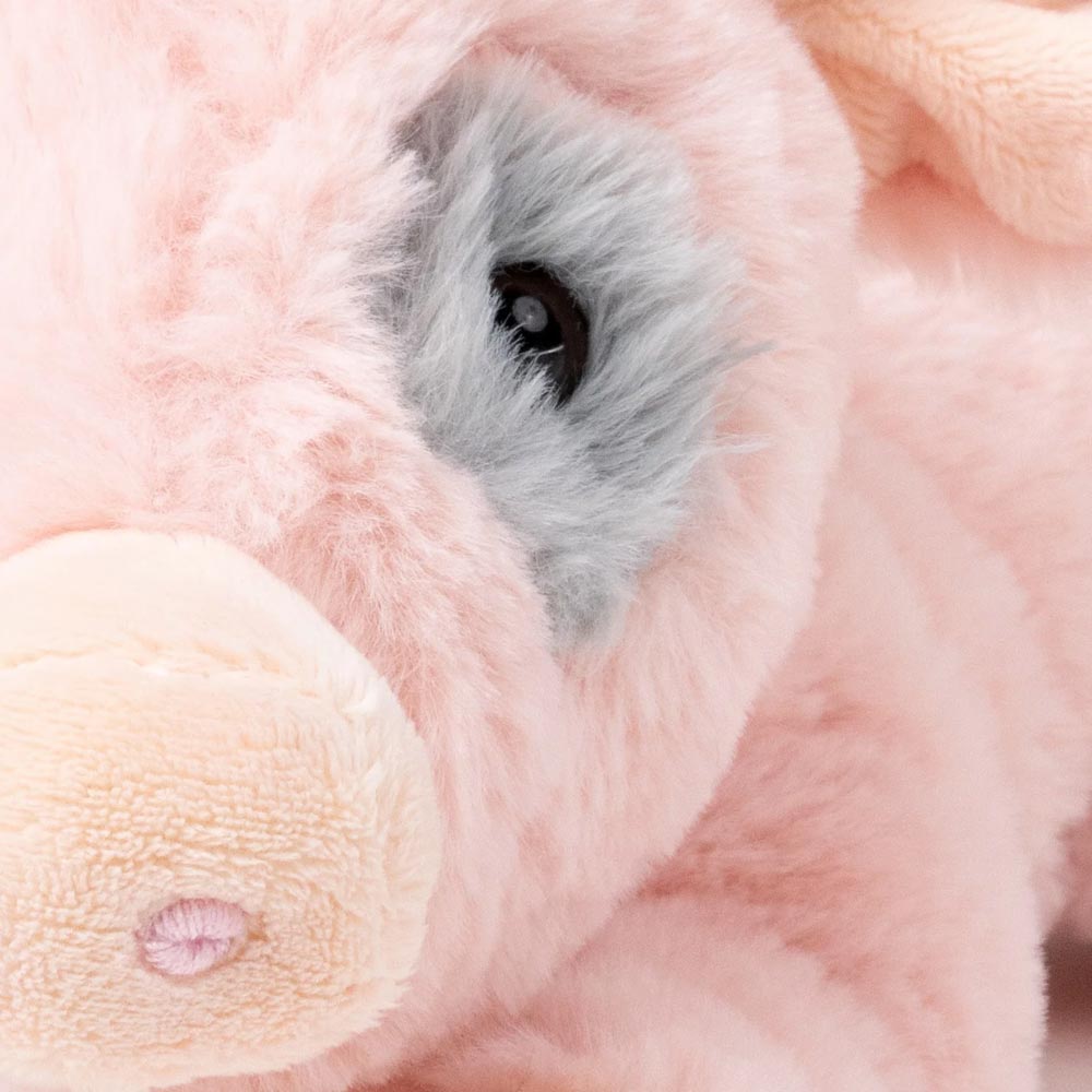 Teddykompaniet Gosedjur Teddy Farm Liggande Gris 30cm
